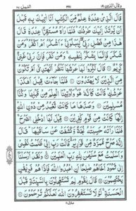 Quran Para 19 – Wa Qalallazina (وَقَالَ الَّذِينَ) — page 19