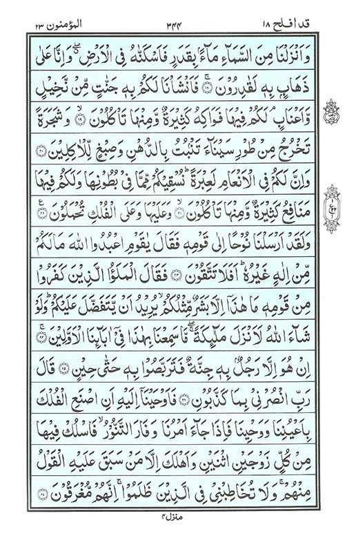 Surah Muminoon | Read Quran Surah Al Muminoon سورة المؤمنون Online