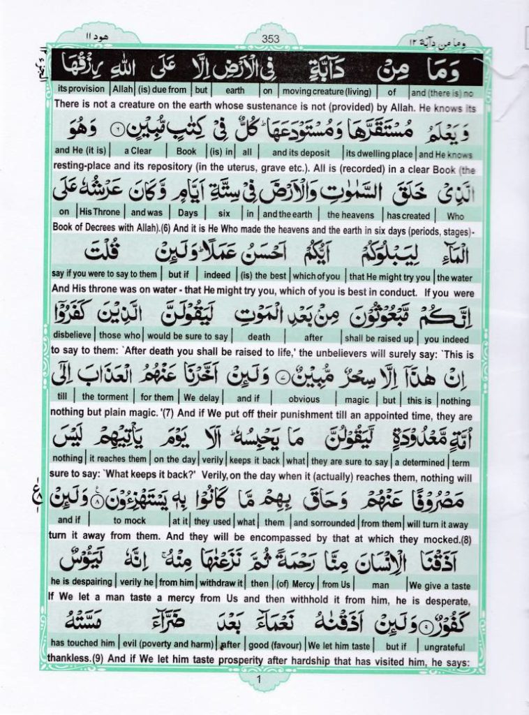 Read Holy Quran Para 12 Online - Read Quran in English Online at eQuranAcademy.com