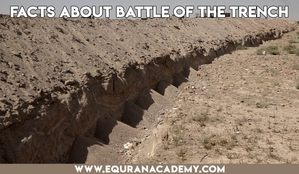 Facts about the battle of the trench